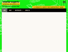 Tablet Screenshot of interiorexperts.com